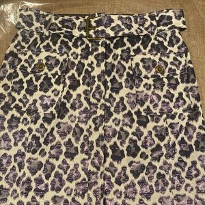 Banana Republic Heritage Navy and White Skirt